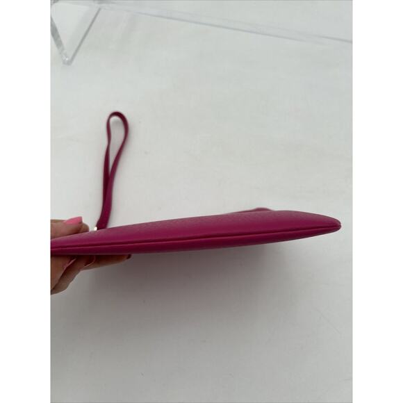 Kate Spade Keaton Medium L Zip Wristlet Dark Magenta 7" W x 5" H - Picture 9 of 11